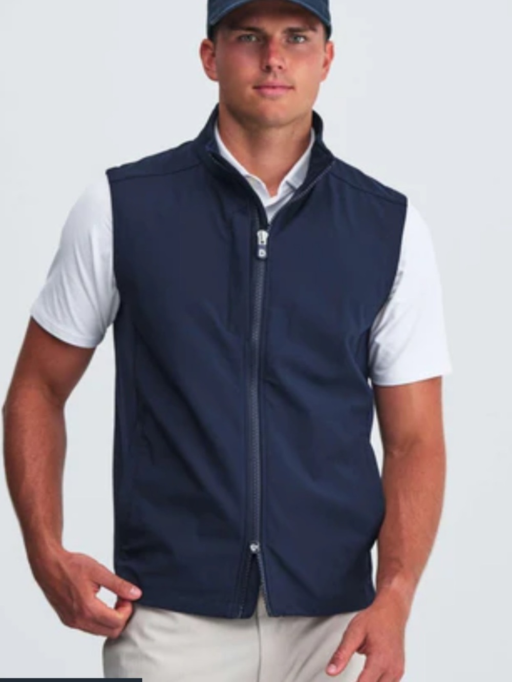 Draddy Sport BDSO00
Performance Vest XL Navy
Golf Vest Water Repellent Full
Zip